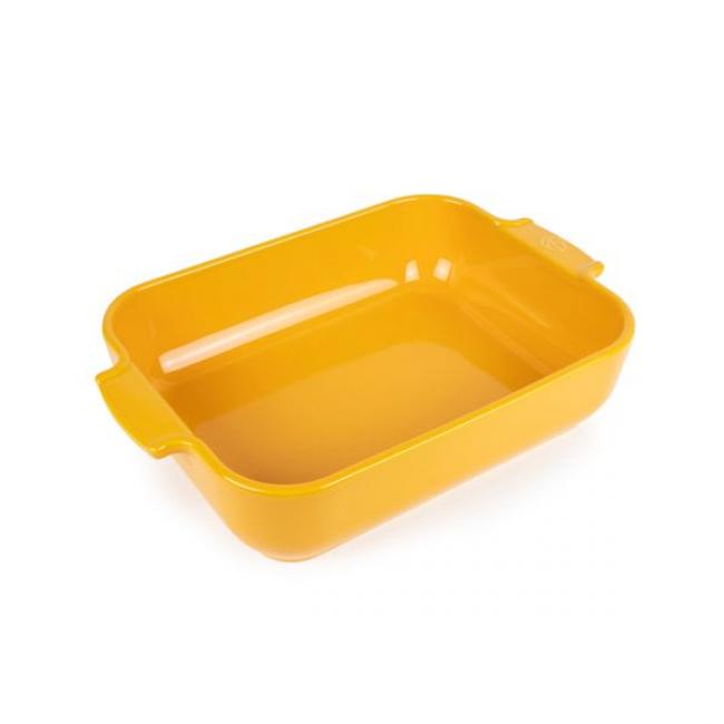 Plat &agrave; four jaune 32 cm